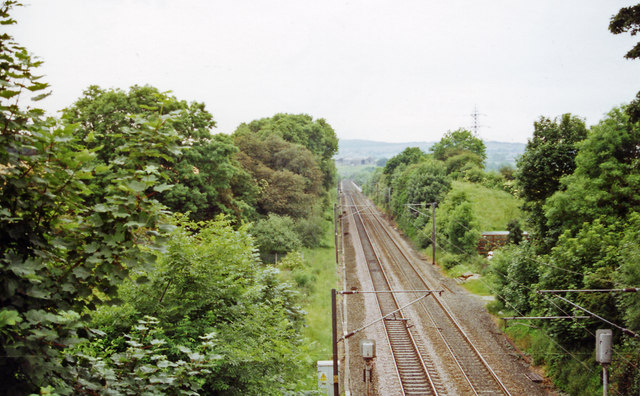 Site of Croxdale station, East Coast Main Line, 2000