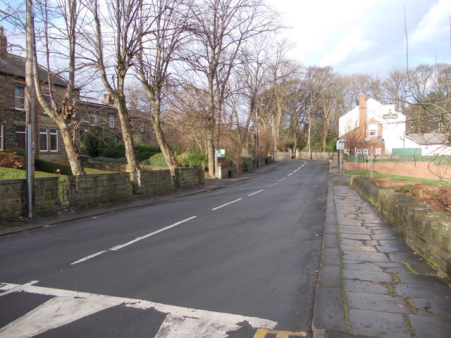 West Park Road - viewed from Deighton Lane