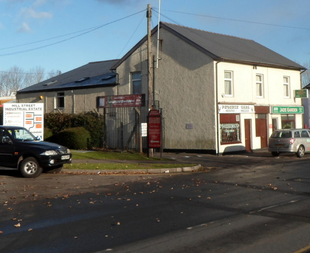 Three Llandowlais Street businesses, Cwmbran