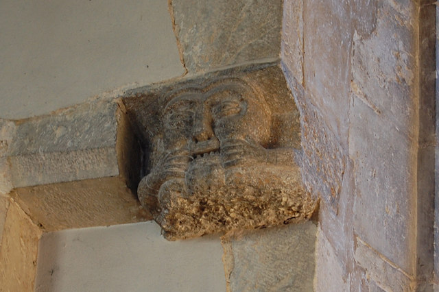 Carved Face, St Michael's church, Smarden