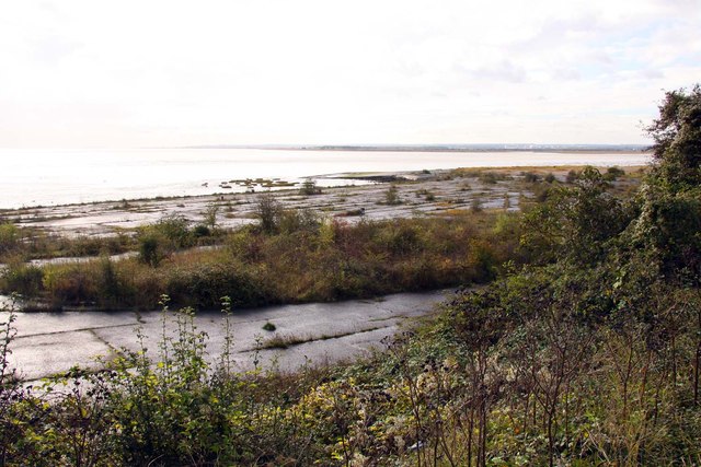 Former hovercraft pad in Pegwell Bay