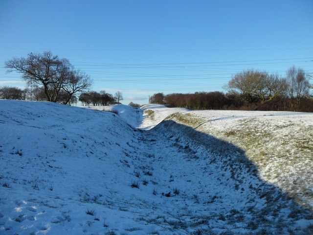 The Antonine Wall At Rough Castle © Stephen Sweeney :: Geograph Britain ...