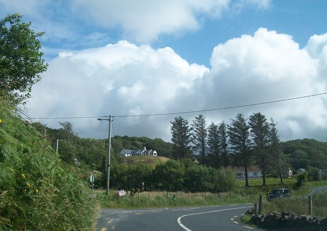 The Mulnamina More road junction on the N56