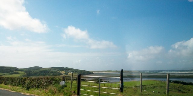 Grazing land between the N56 and Gweebarra Bay