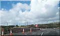 B8004 : Temporary junction of the minor road from Dungloe with the N56 at Cloughwally by Eric Jones