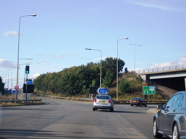 M25 / A12 junction © N Chadwick cc-by-sa/2.0 :: Geograph Britain and ...