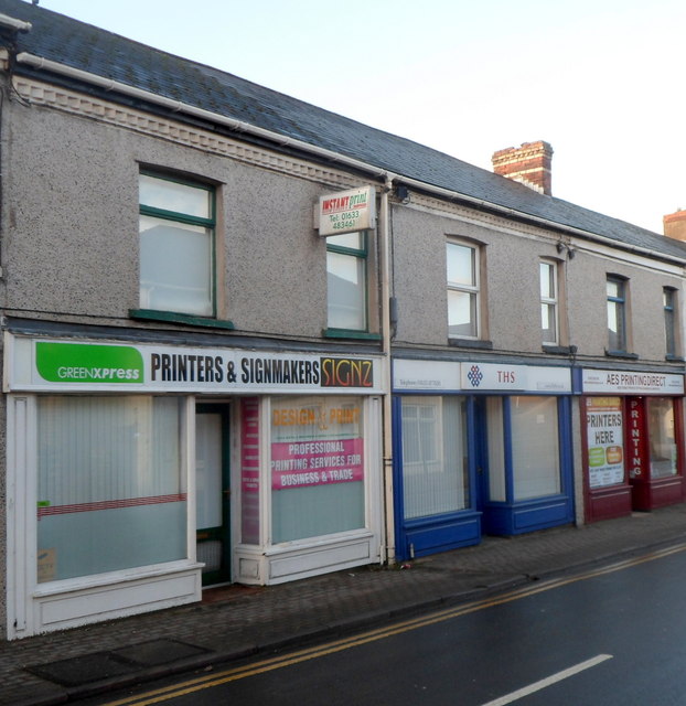 Three Victoria Street businesses, Cwmbran