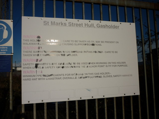St Marks Street Hull Gasholder