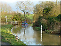 An unsuccessful attempt to ford Sandon Brook