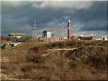 SP0483 : Birmingham University across wasteland by Chris Allen
