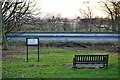 Bench and noticeboard - Gringley-on-the-Hill