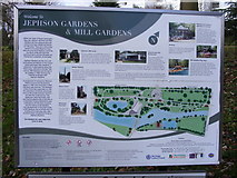 SP3265 : Jephson Gardens Sign by Gordon Griffiths