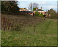 Houses and grassland along Birstall Road