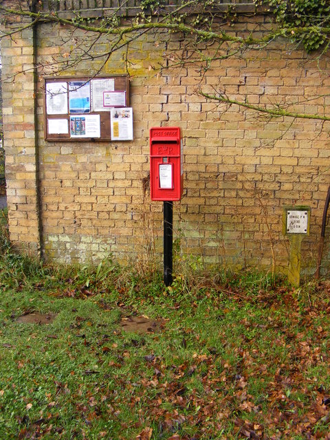 Croxton Village Notice Board & Croxton Village Postbox