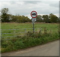 Weight restriction (except buses) along Colliers Lane, Bath