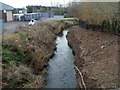 Cadoxton River flows towards Sully Moors Road