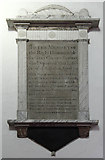 TL6973 : All Saints, Worlington - Wall monument by John Salmon