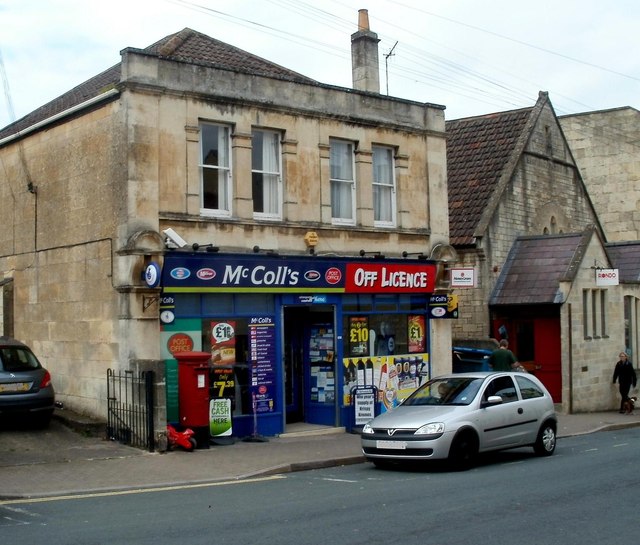 Post office and McColl's, Larkhall, Bath