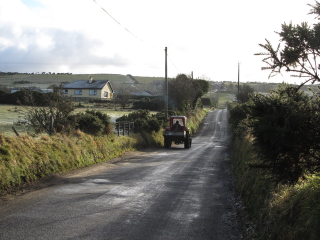 A wee tractor on the Leitrim Road