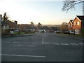 Southgate Close, Kidderminster with a view to Clee Hill