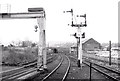 D4102 : Crane and signals, Larne Harbour station by Albert Bridge