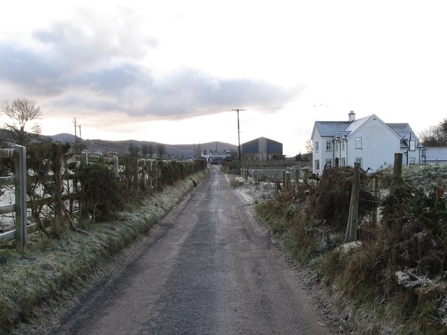 View south towards the junction with Leitrim Road