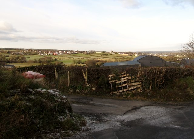 Farm access near the Leitrim/New Line road junction