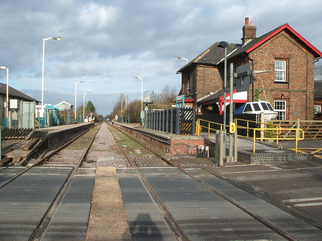 Hunmanby railway station, Yorkshire