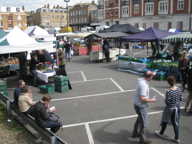 Sunday market by Aybrook Street W1