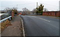 Across Station Road railway bridge, Pontnewydd, Cwmbran