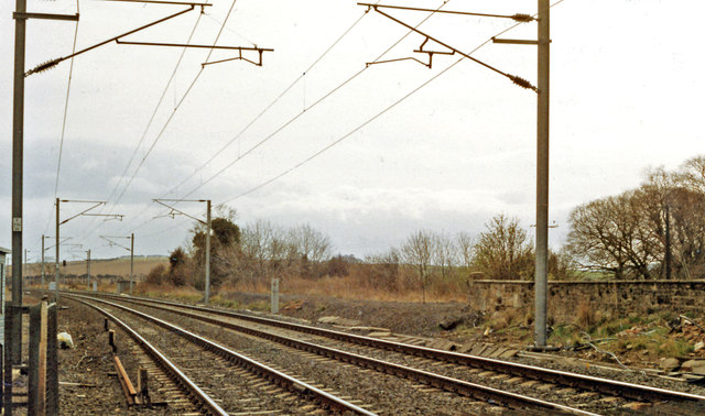Site of Beal ECML station, 1989
