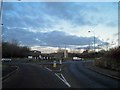 Roundabout on the A632 from Riverside Way