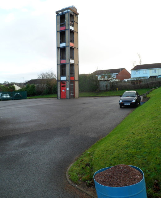Coleford Fire Station tower