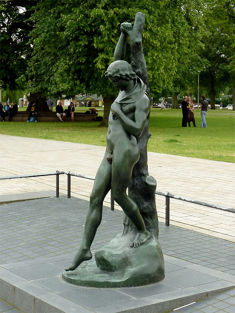 Statue of Hermaphroditus in Stratford-upon-Avon