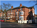 Hucknall - houses at junction of Beardall Street with Woodstock Street