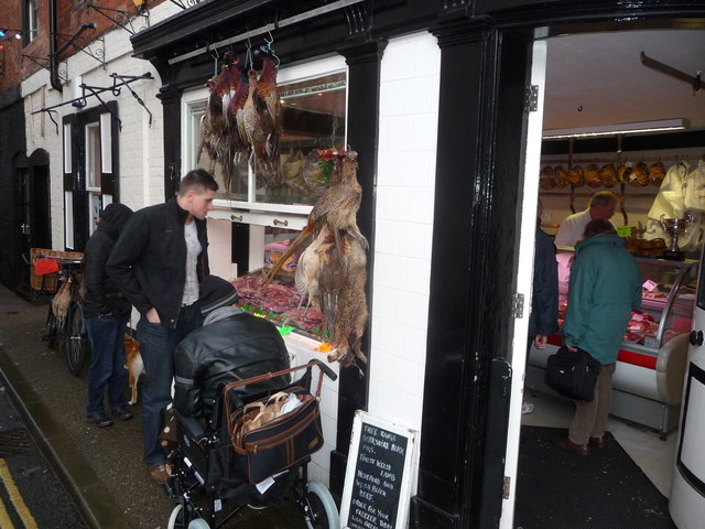 Butcher's shop in Ludlow