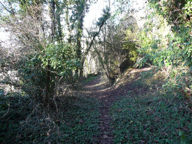 Path out of the chapel site