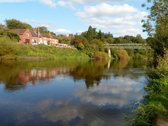 Upper Arley river footbridge