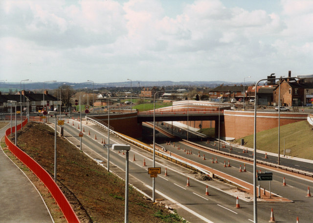 Normacot junction of A50 (under construction)