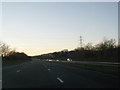 M4 westbound near Church Farm