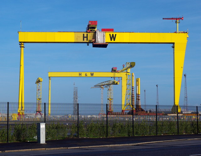 The most famous cranes in Belfast