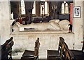 All Saints, Chalgrave - Tomb chest & effigy