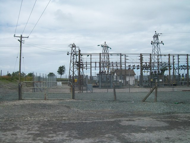 Electricity sub-station on the R262 at Kilraine Upper