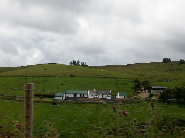 Hill farm above the Owenfoker Valley