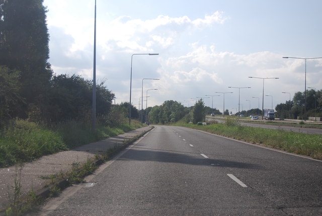 Slip road off the A127