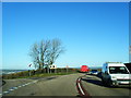 A484 at lane junction looking north