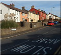 Looking from Moriah Place into High Street, Kenfig Hill