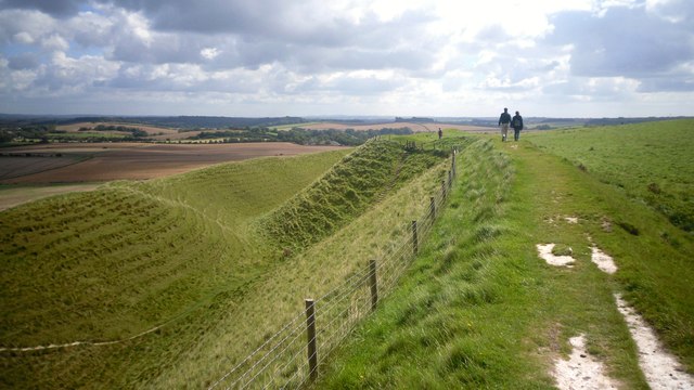 Maiden Castle, South West Angle