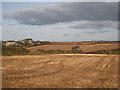 Field of stubble at Trewithick