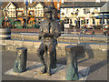 SZ0190 : Robert Baden-Powell Statue, Poole Quay by David Dixon